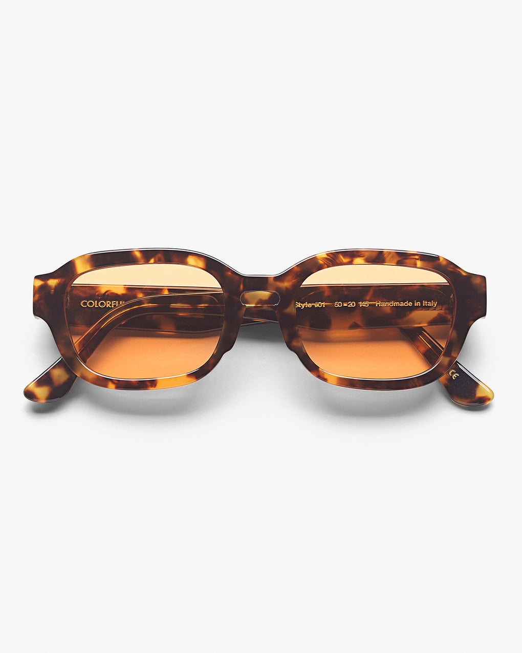 Lunettes de soleil en acetate biodegradable - 01 classic havana orange