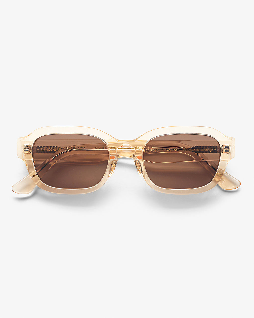 Lunettes de soleil en acetate biodegradable - 01 sunny orange brown