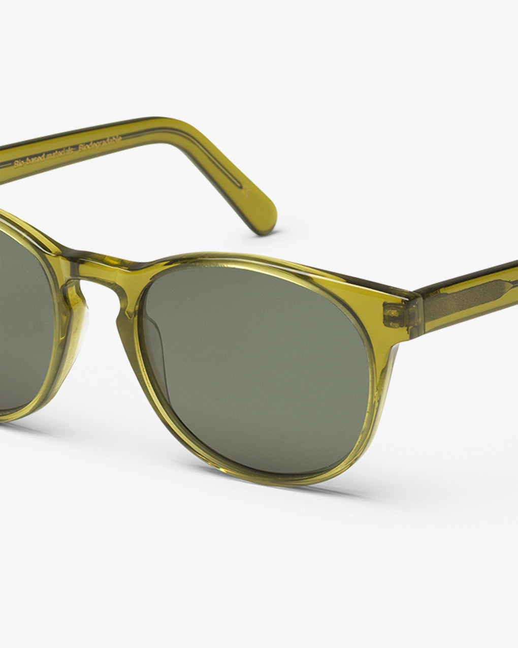 Lunettes de soleil en acétate biodégradable - 15 seaweed green green