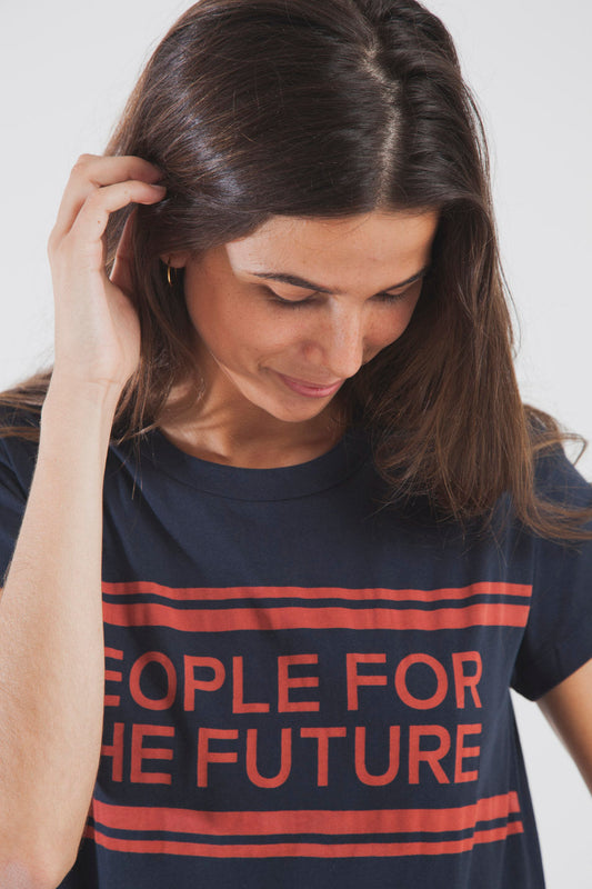 T-shirt femme en coton bio People for the Future