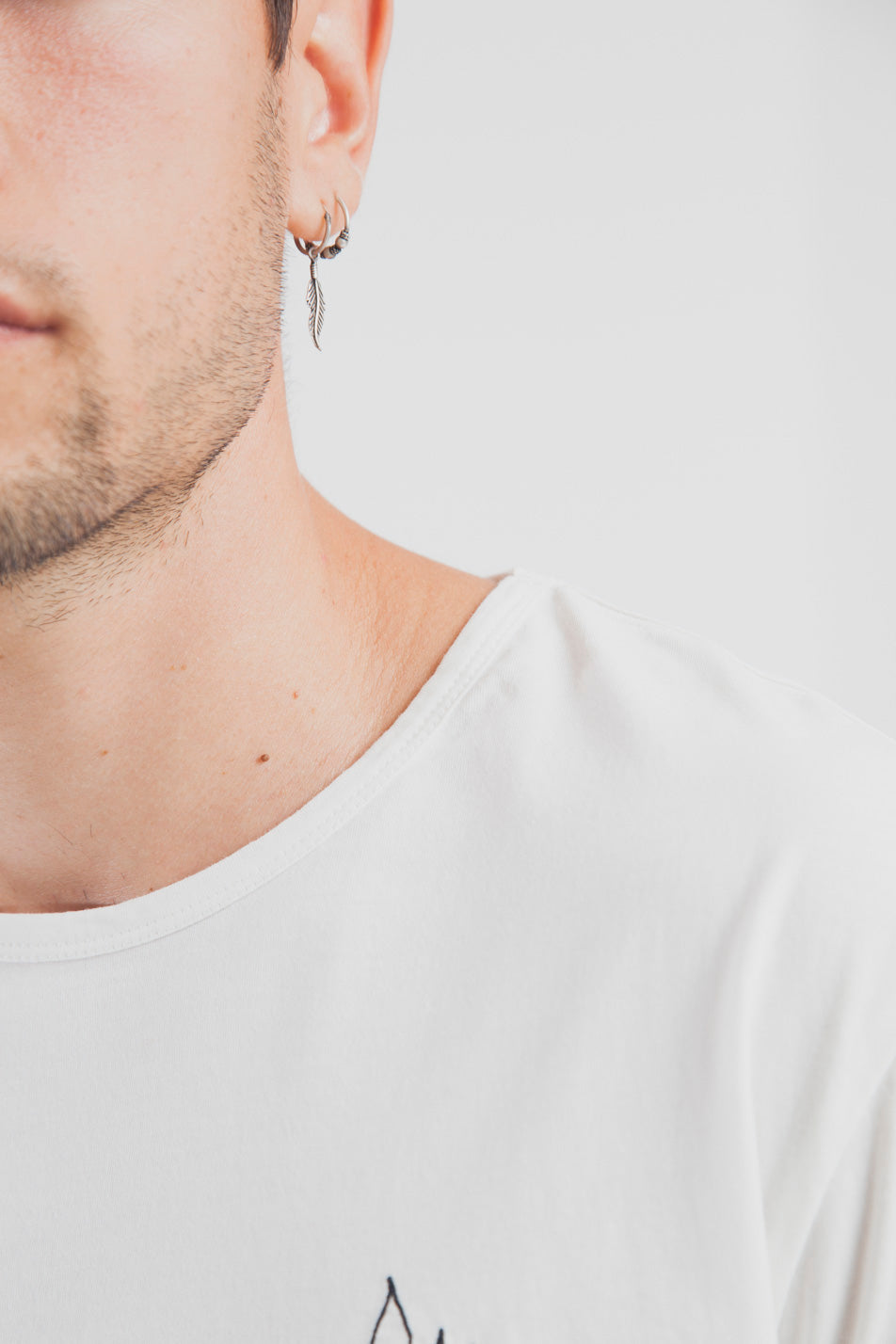 T-shirt en coton bio with or without
