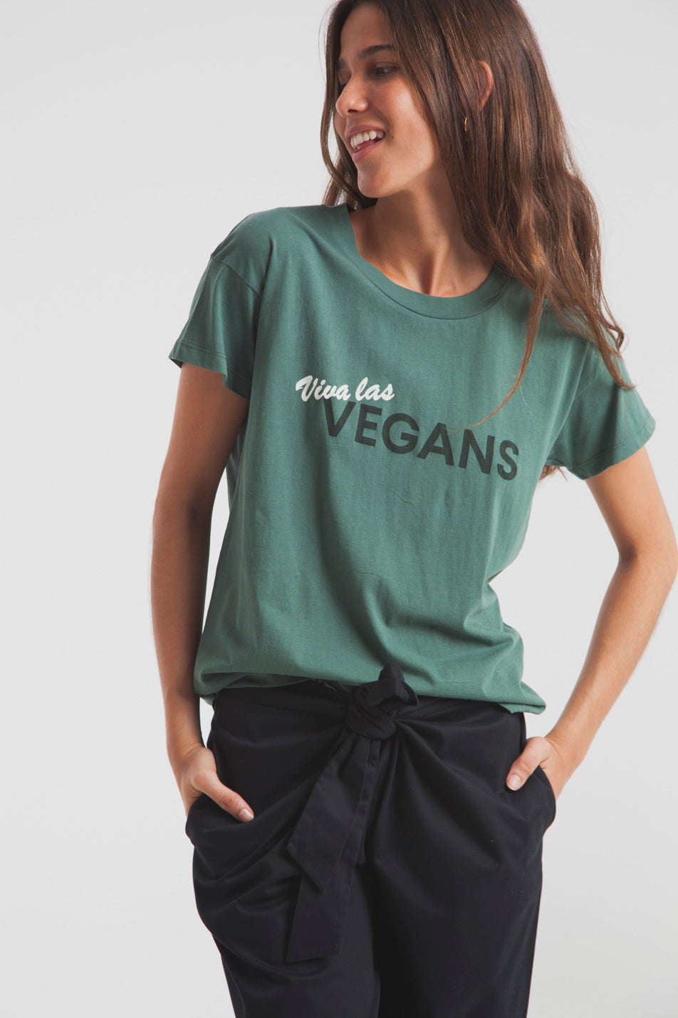 T-shirt en coton bio las vegans