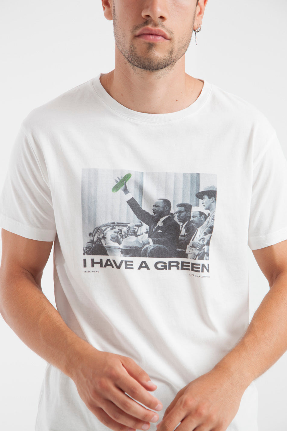 T-shirt en coton bio I have a green