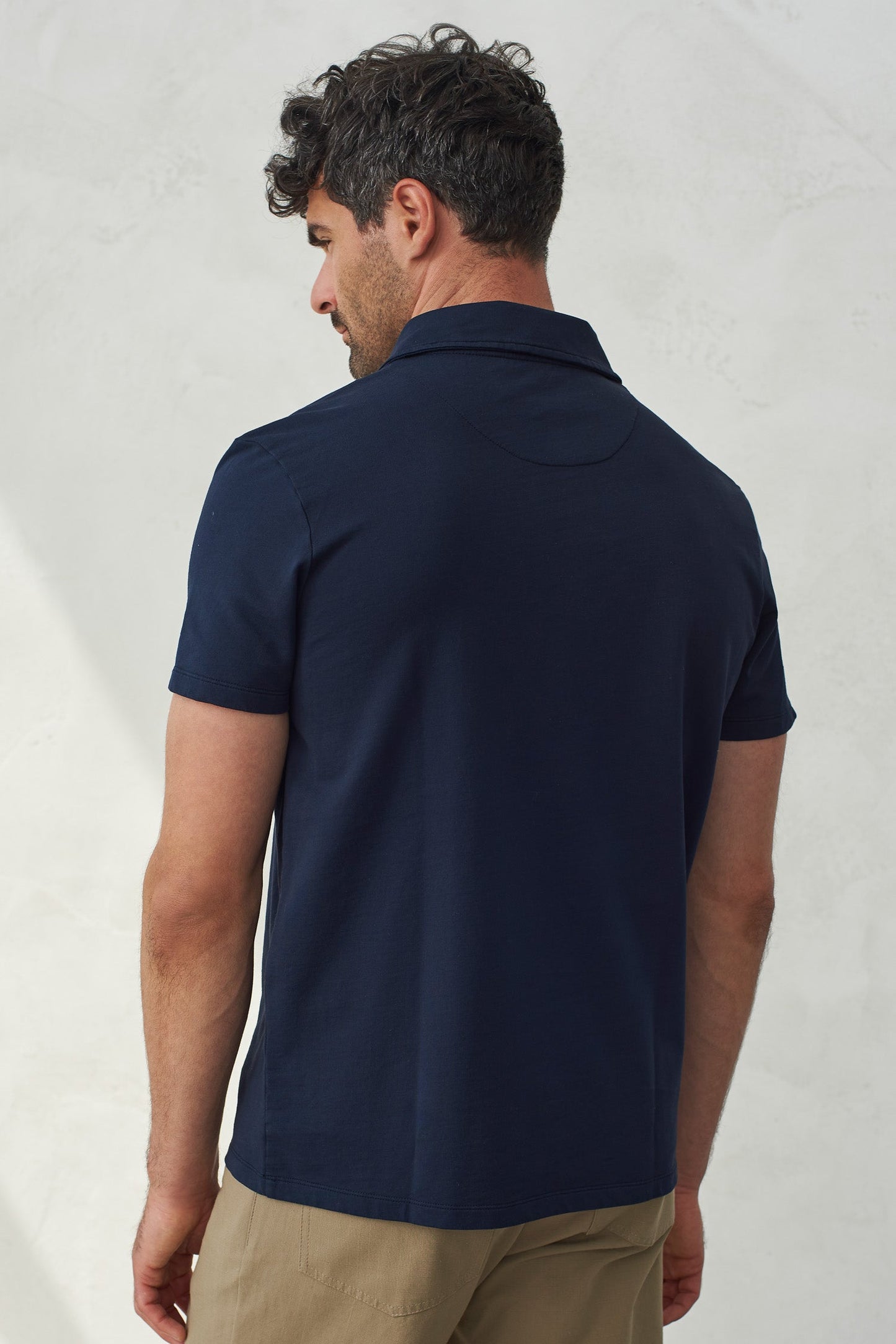Polo en jersey de coton bio | marine "todd eco navy"