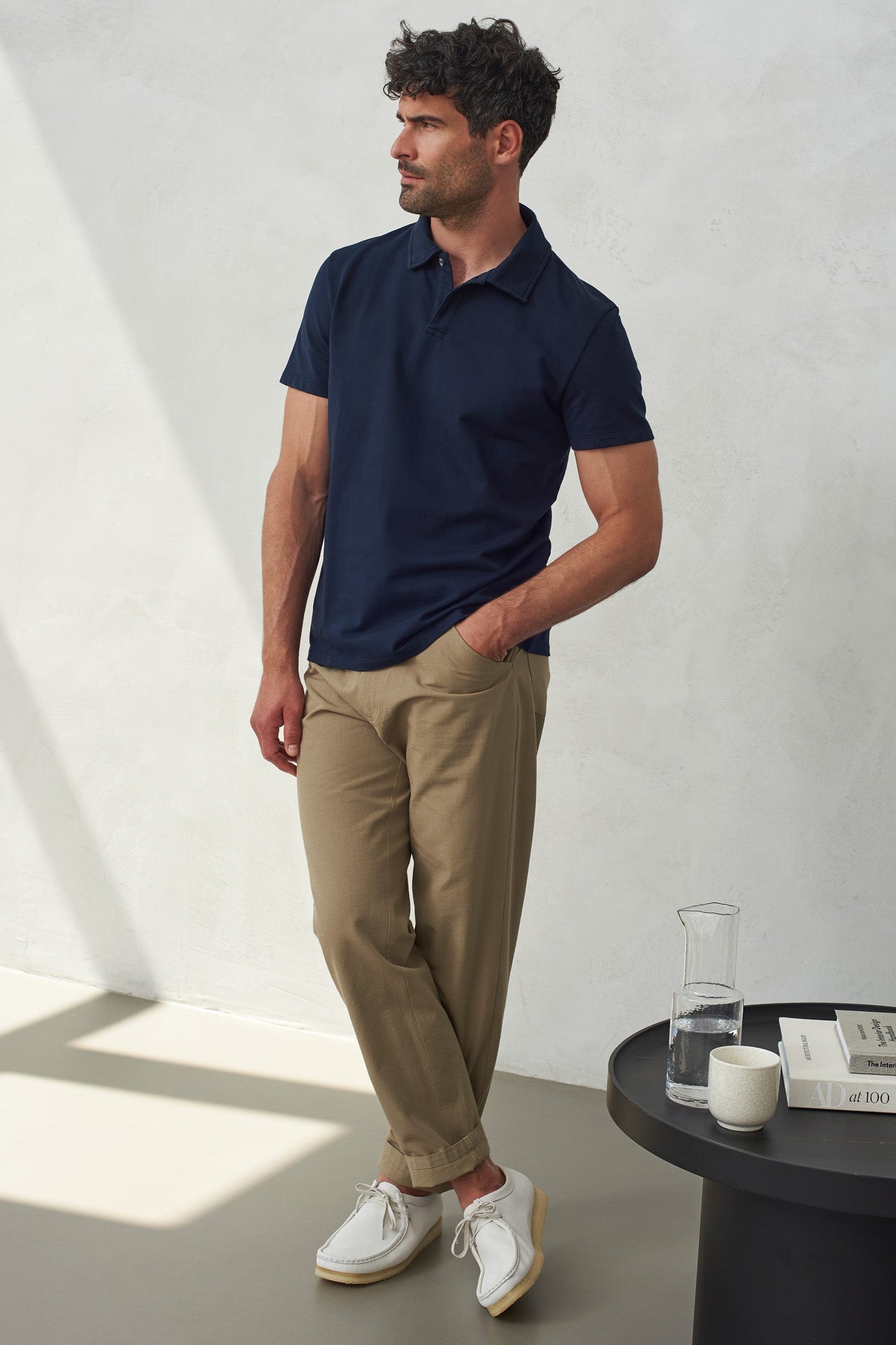 Polo en jersey de coton bio | marine "todd eco navy"