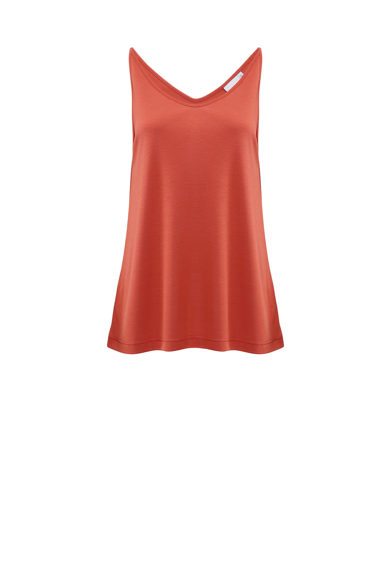 Top terracotta en tencel - triangle