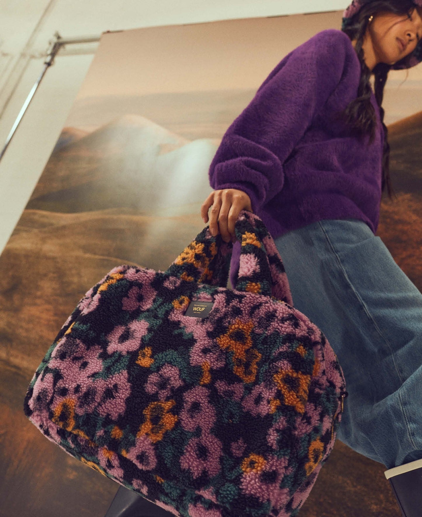 Sac de voyage à motifs en recyclé | "armel weekend bag"