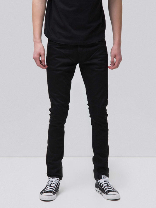 Jean skinny noir coton bio - Tight Terry deep black
