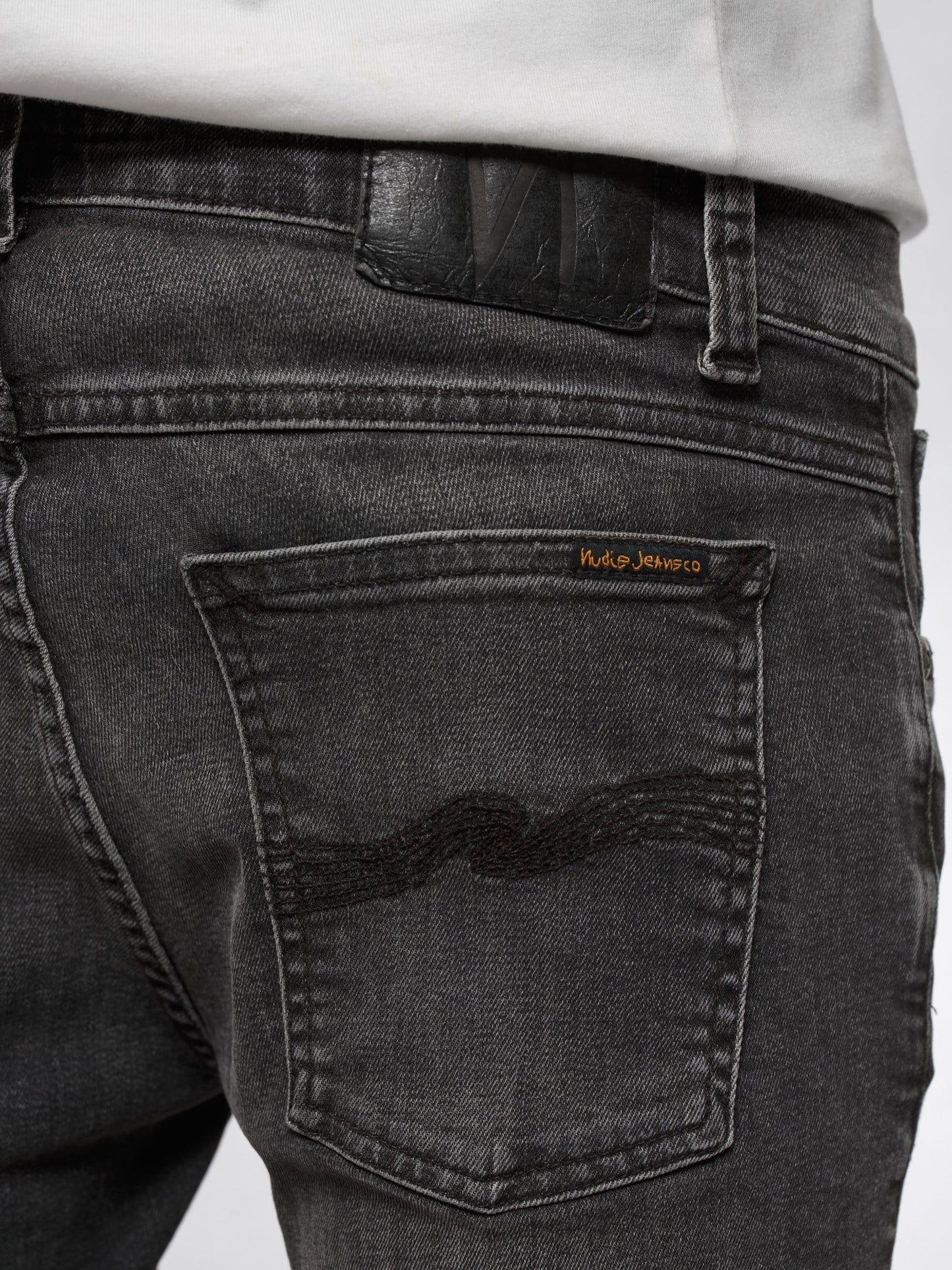 Jean skinny gris en coton bio - tight terry fade to grey