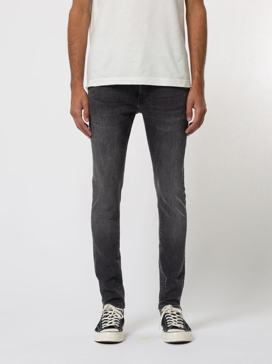 Jean skinny noir délavé en coton bio - Tight Terry black treats