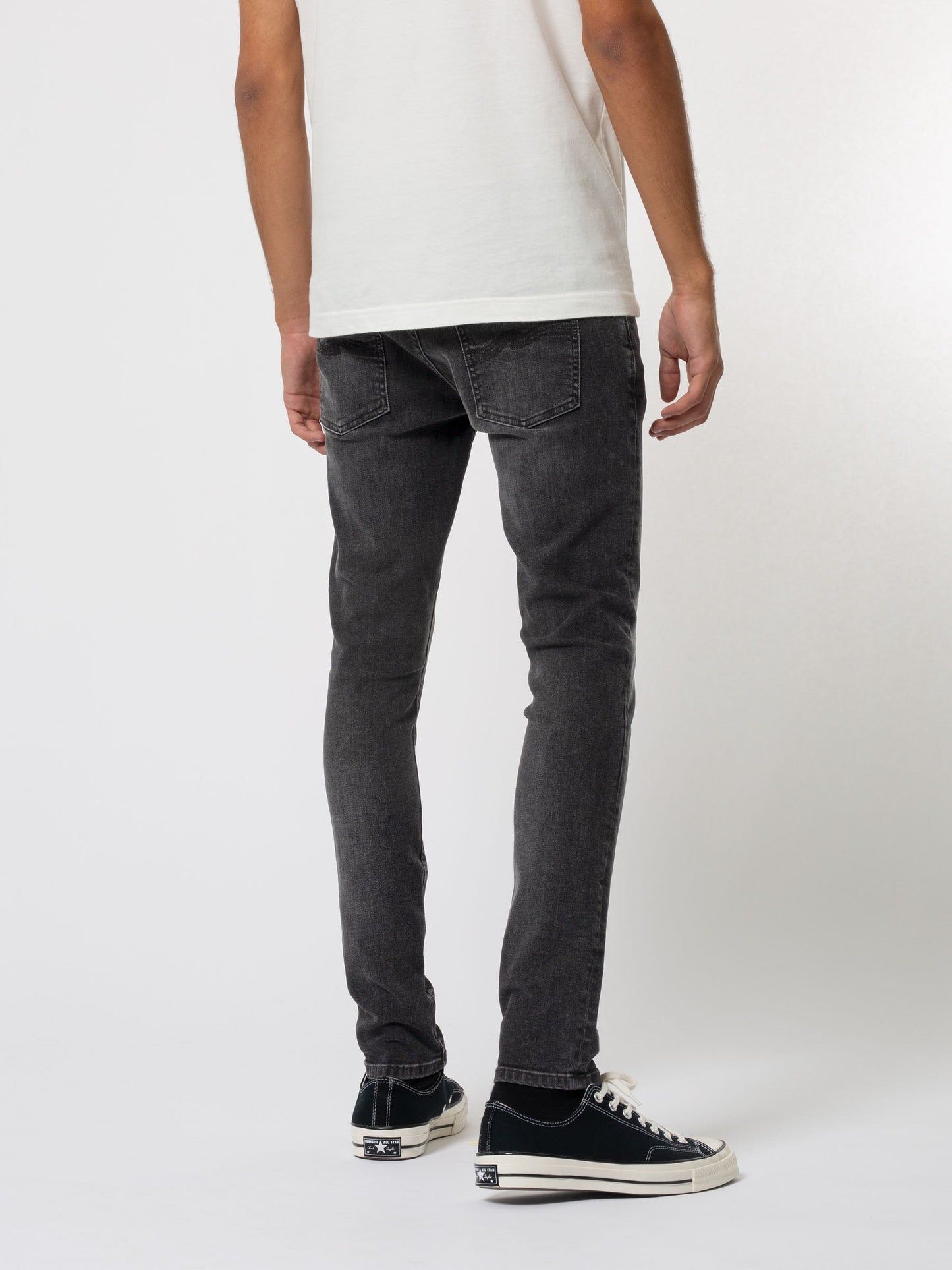 Jean skinny noir délavé en coton bio - Tight Terry black treats