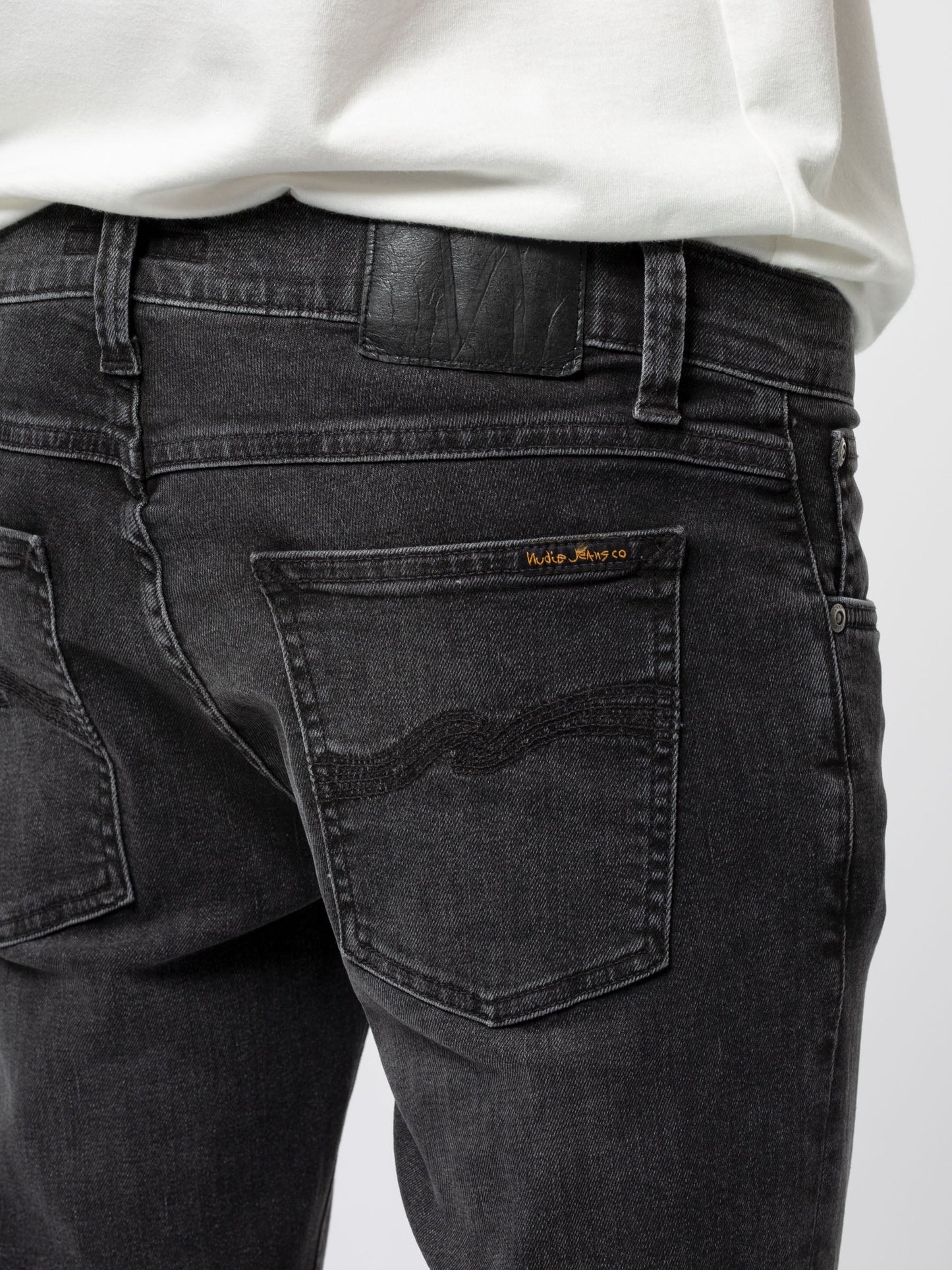 Jean skinny noir délavé en coton bio - Tight Terry black treats