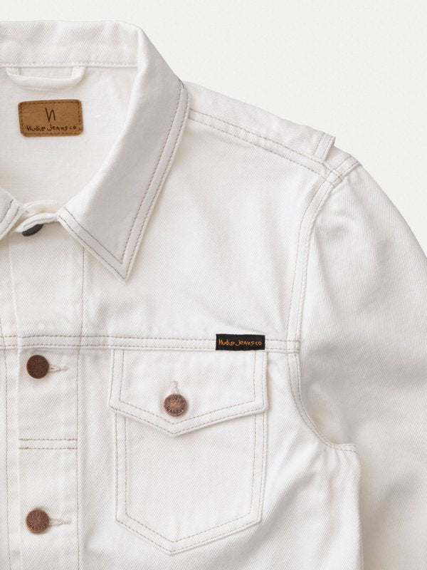 Veste en jean écru en coton bio - Tommy