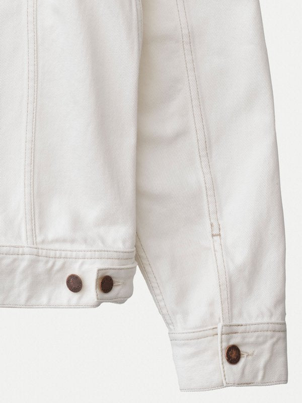 Veste en jean écru en coton bio - Tommy