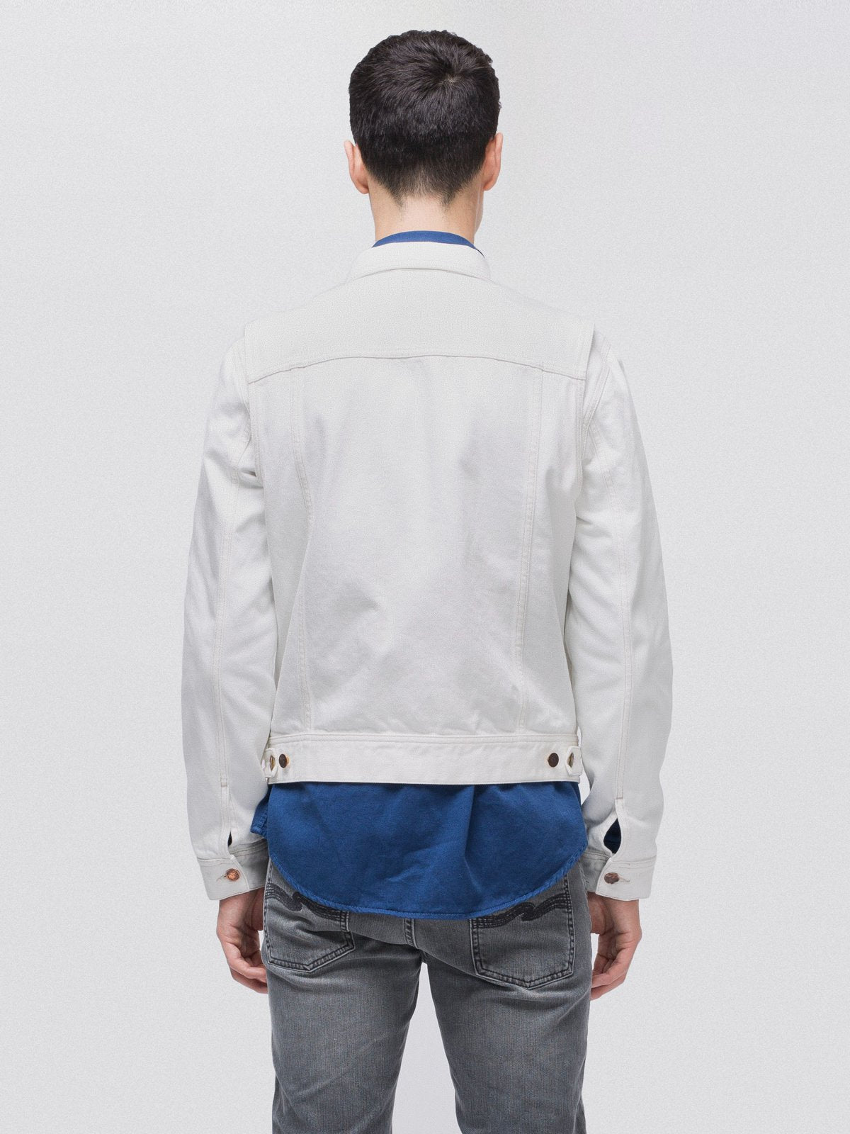 Veste en jean écru en coton bio - Tommy
