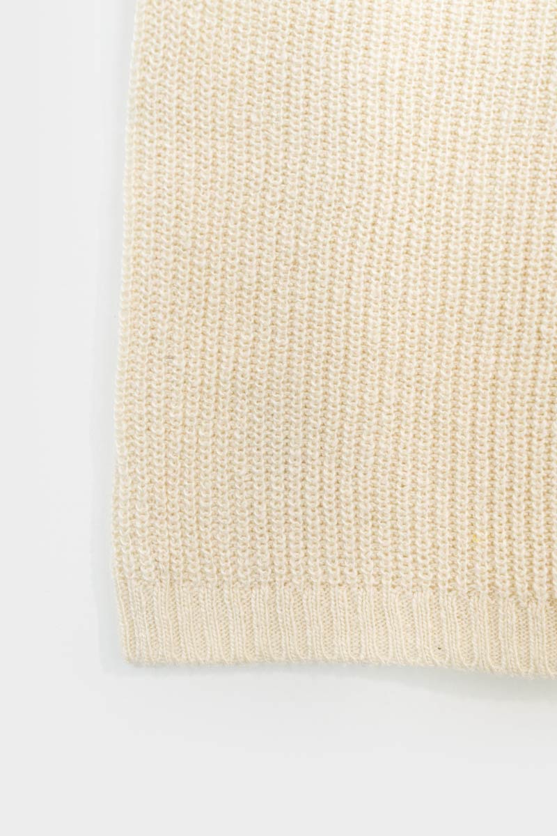Top à bretelles en soie recyclée | écru "top donna seta rigenerata grace"