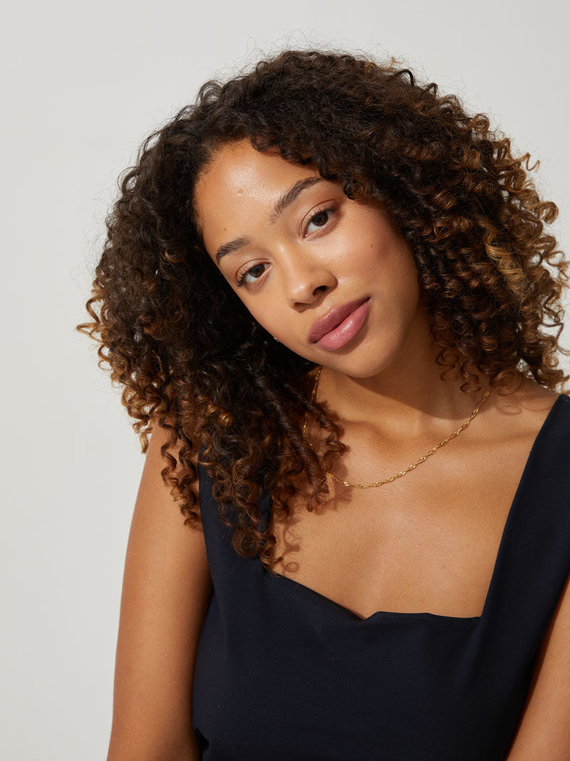 Collier | doré "singapore necklace - gold"