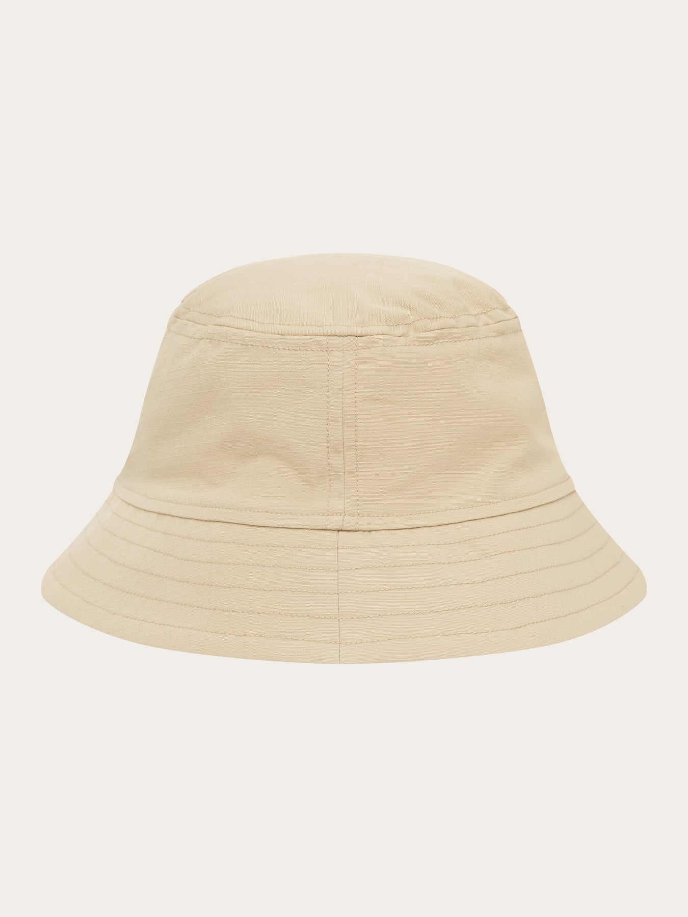Bob beige en coton bio - twill block bucket hat safari