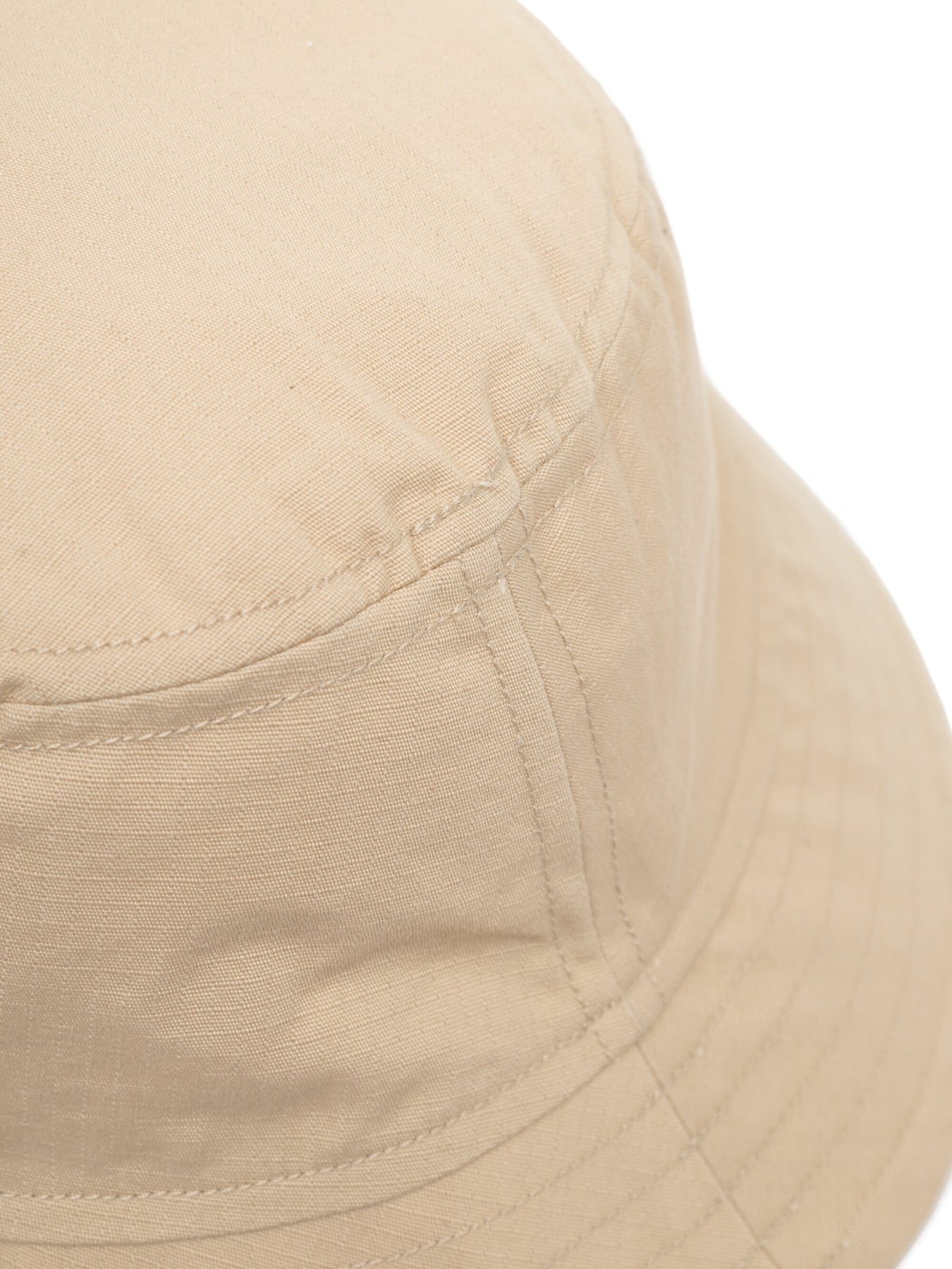 Bob beige en coton bio - twill block bucket hat safari