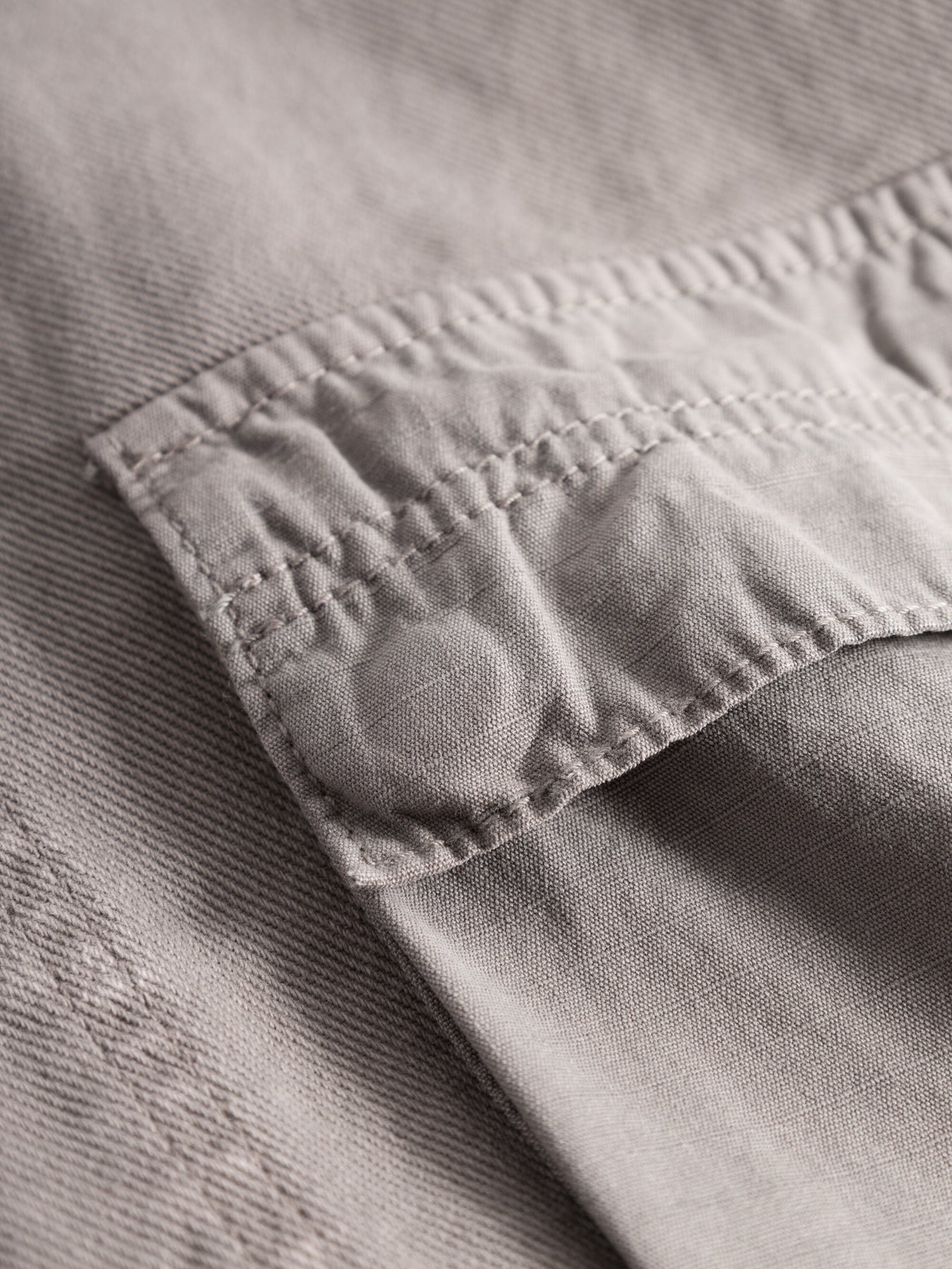 Veste en sergé de coton bio | Gris "twill loose fit overshirts sharkskin"