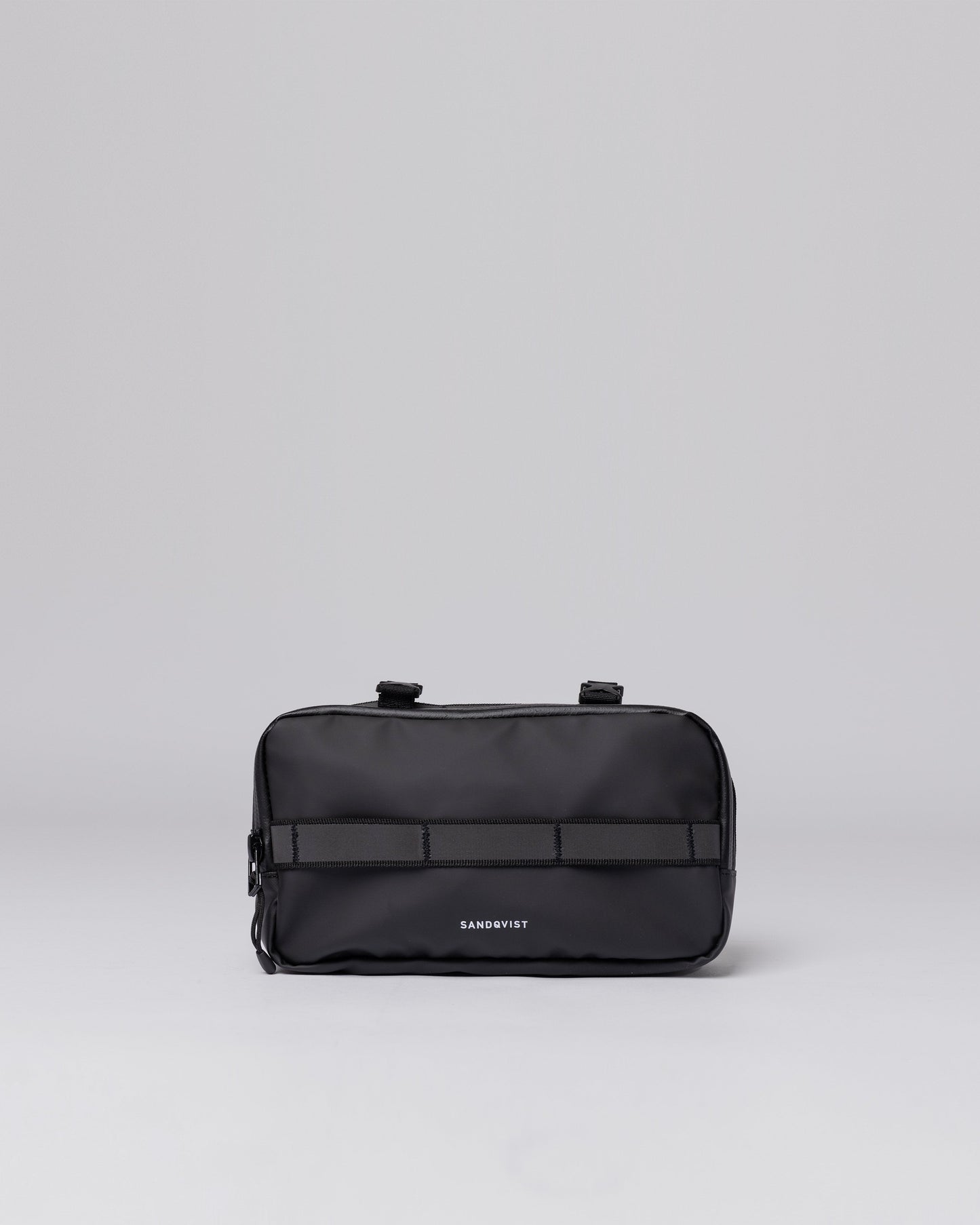 Sacoche imperméable et fonctionnelle en matière recyclée | noir "uno black"