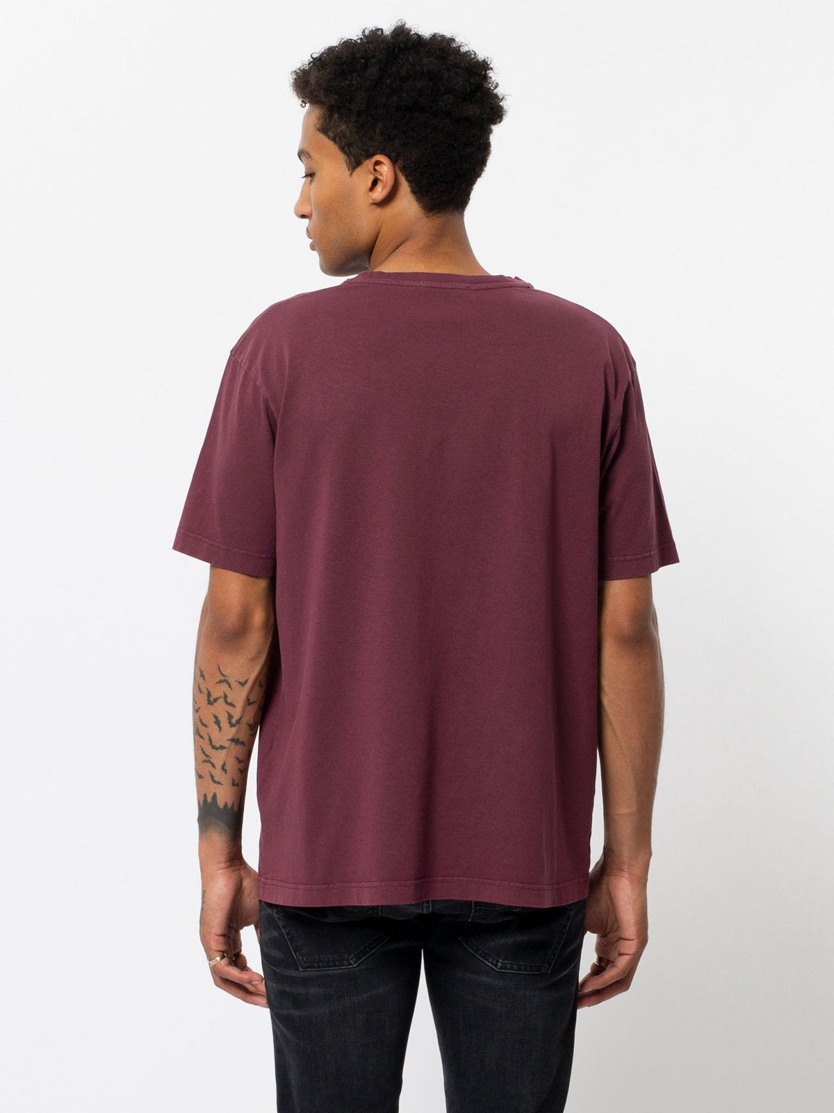 T-shirt ample figue en coton bio - Uno NJCO circle