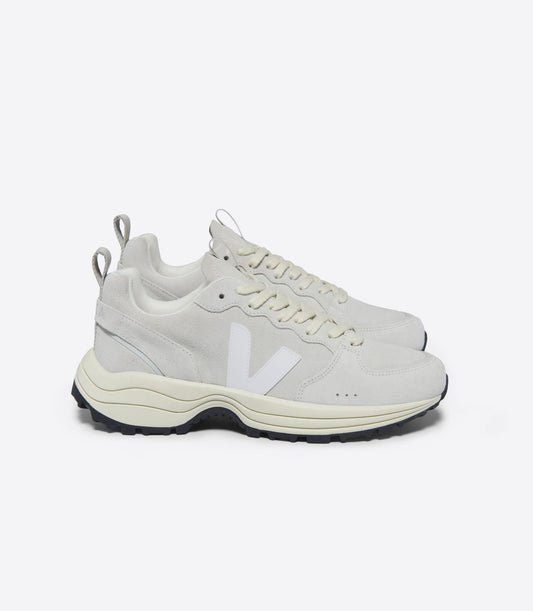 Baskets en suède | blanc "venturi suede natural white"