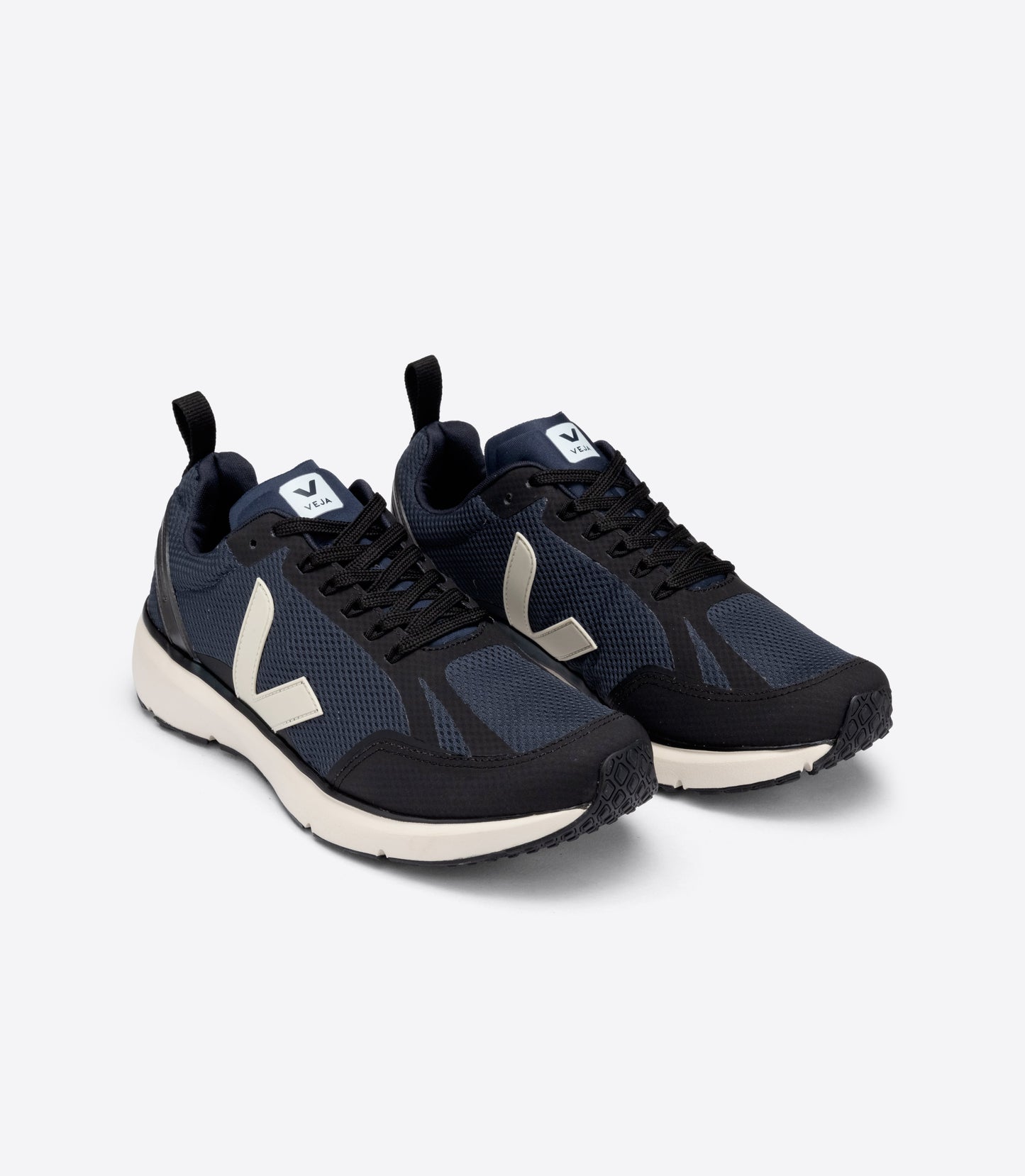 Baskets de sport en recyclé | marine et blanc "condor 2 alveomesh nautico pierre black"