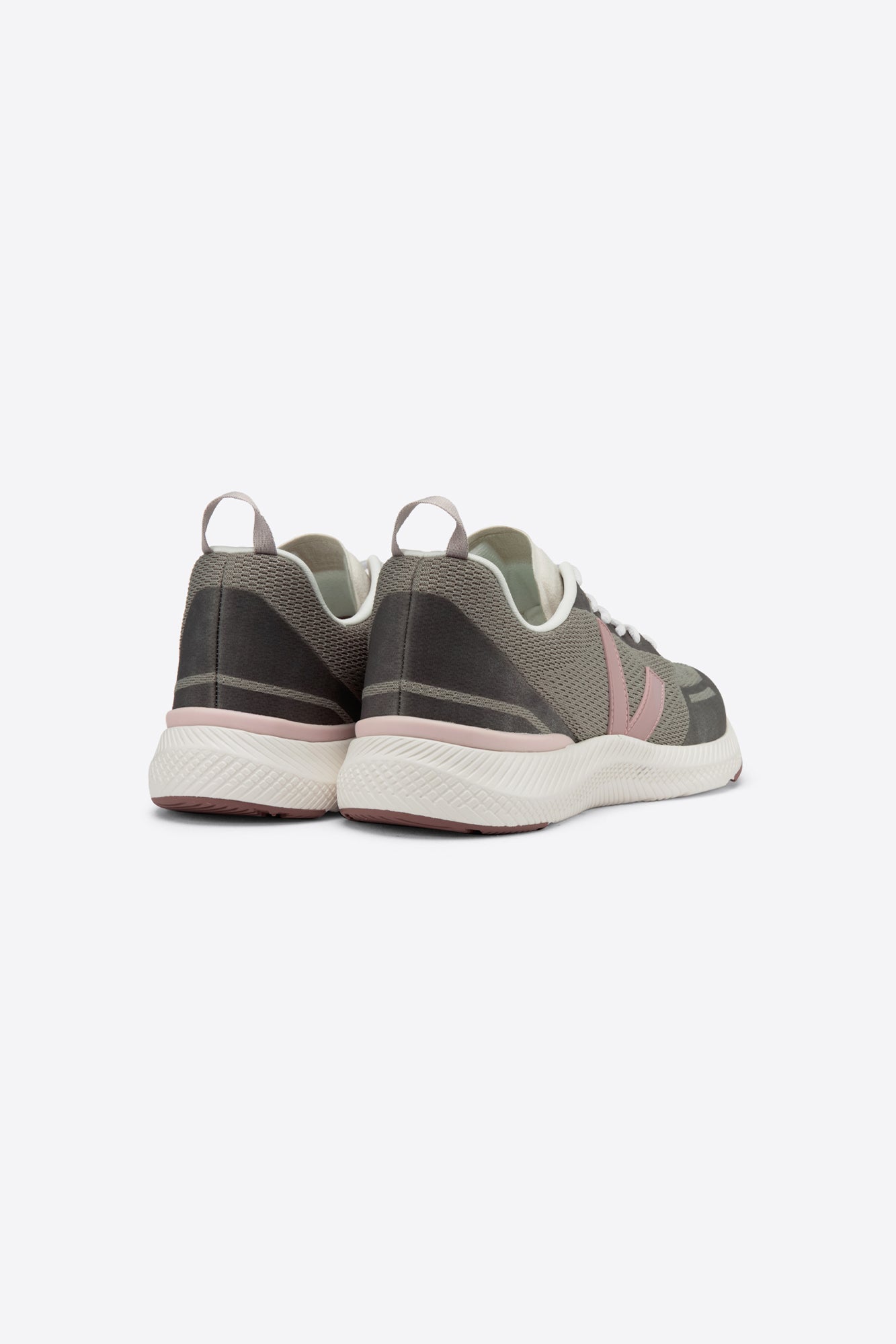 Baskets de sport en recyclé | marron et rose "impala jacquard sage babe"
