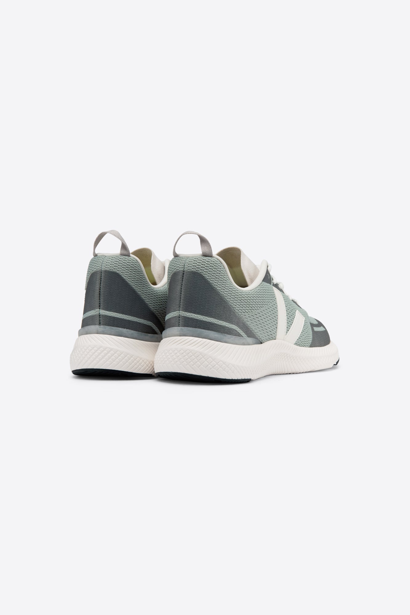 Baskets de sport en recyclé | vert et blanc "impala jacquard matcha cream"