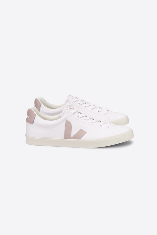 Baskets esplar canvas white babe