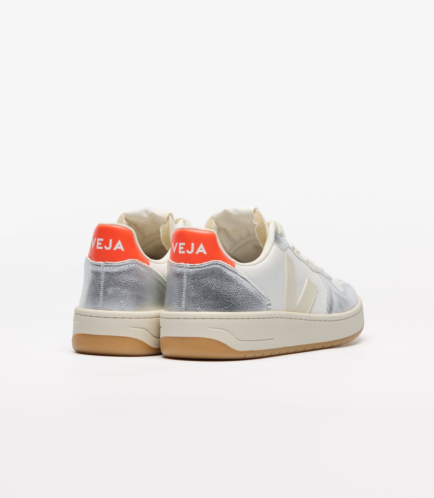 Baskets | multicolor "v-10 leather white pierre silver"