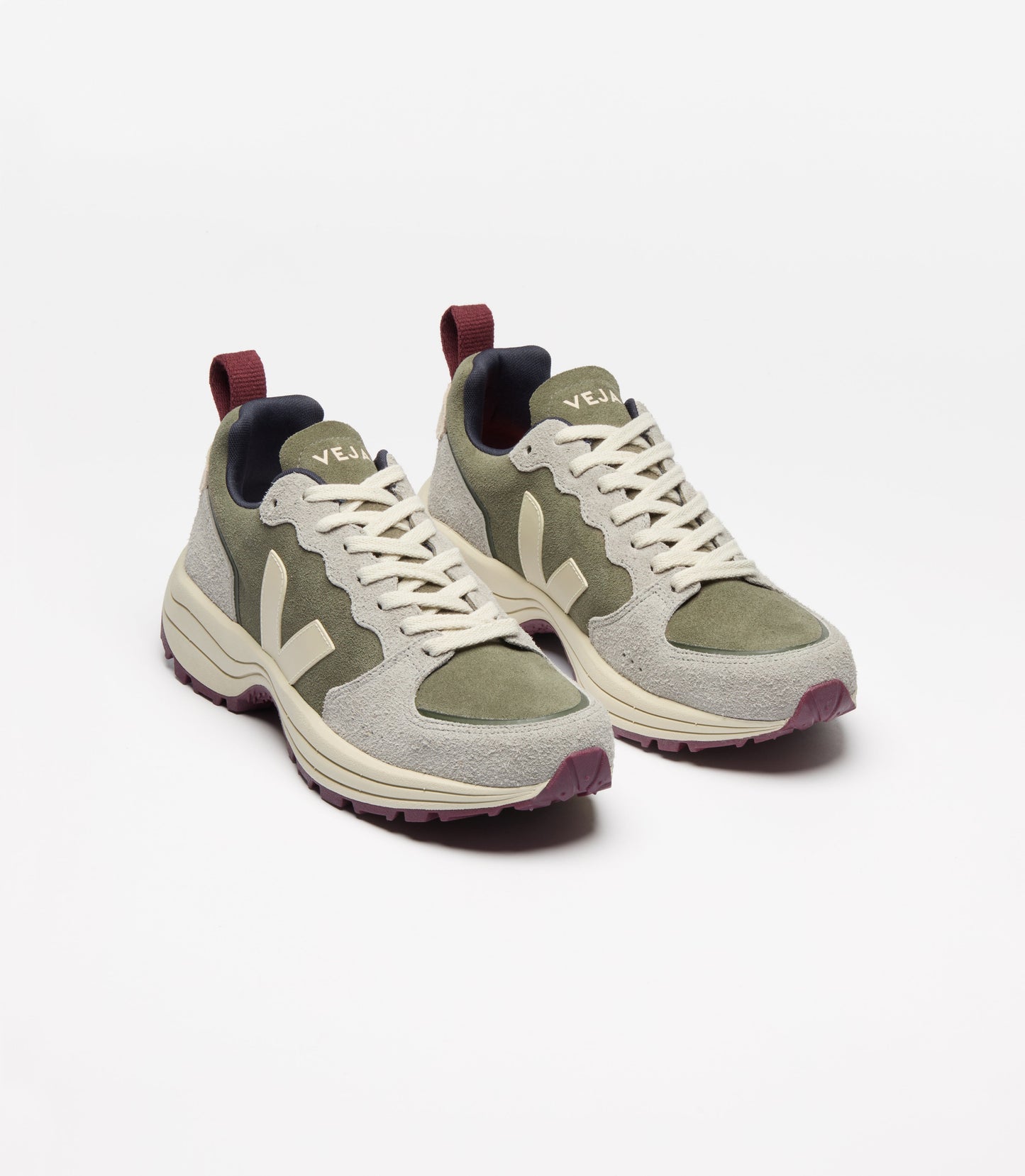 Baskets | vert "Venturi ii - vc suede kaki sable"