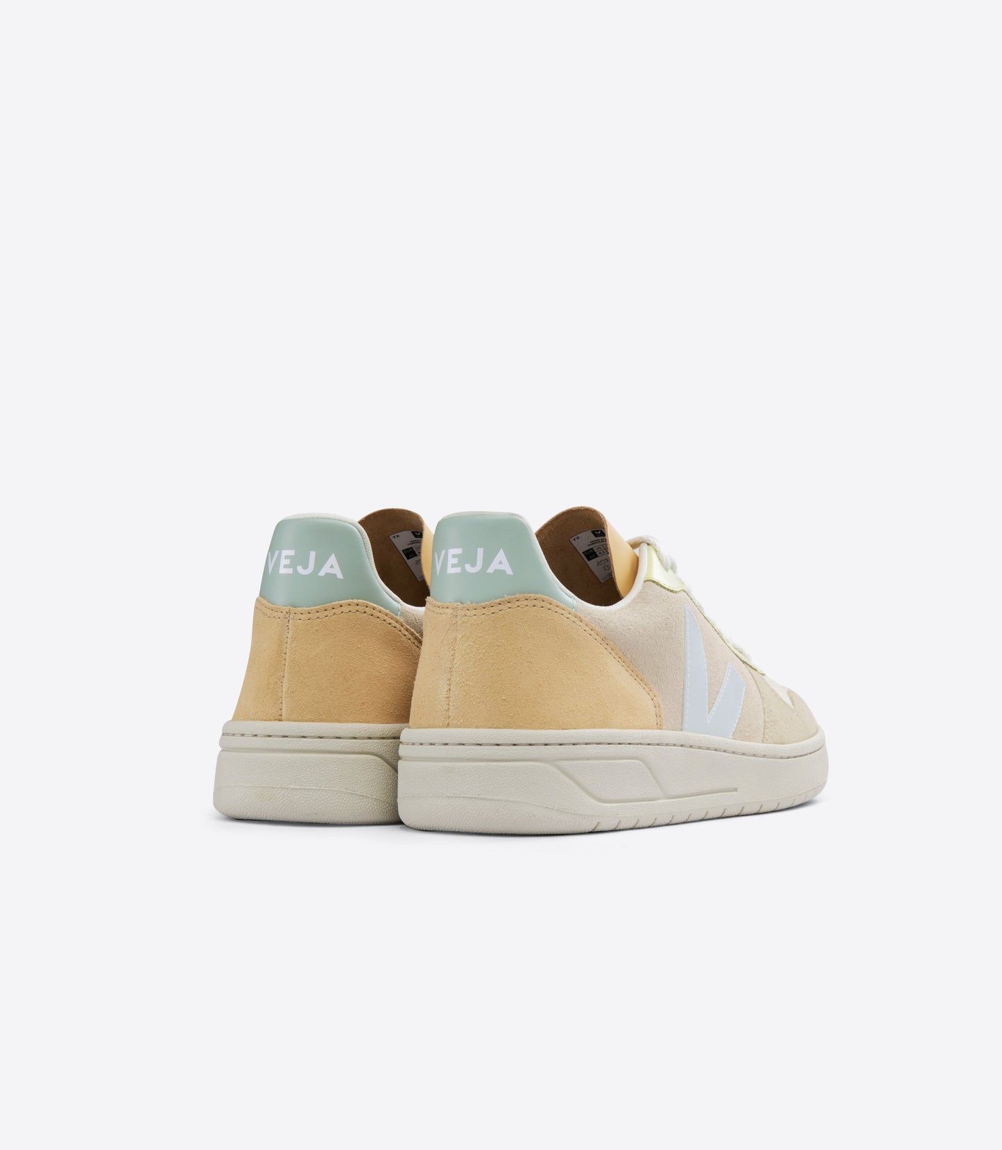 Baskets v-10 suede sable menthol multico