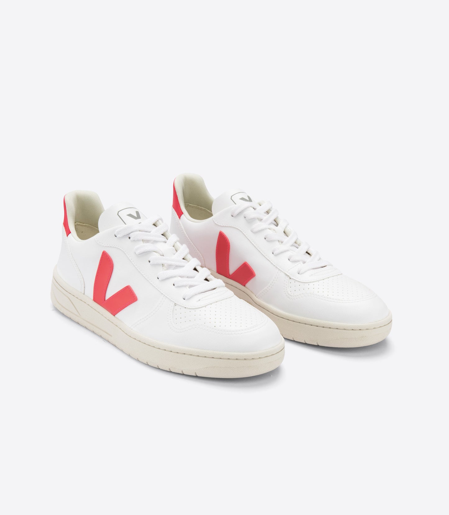 Baskets vegan v-10 cwl white rose-fluo