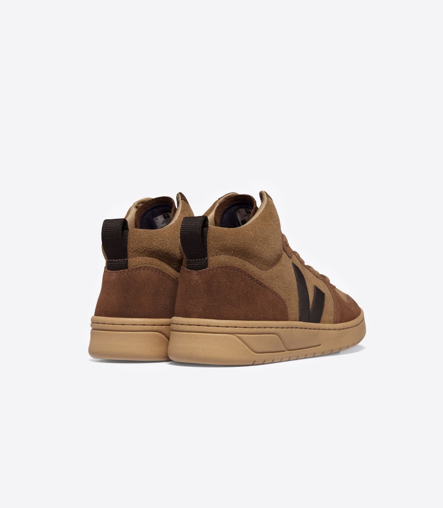 Baskets en suède | marron "v-15 suede brown black"