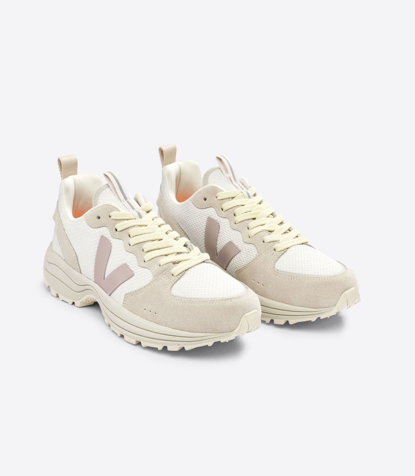 Baskets en coton bio et polyester recyclé | rose "venturi hexamesh gravel babe"