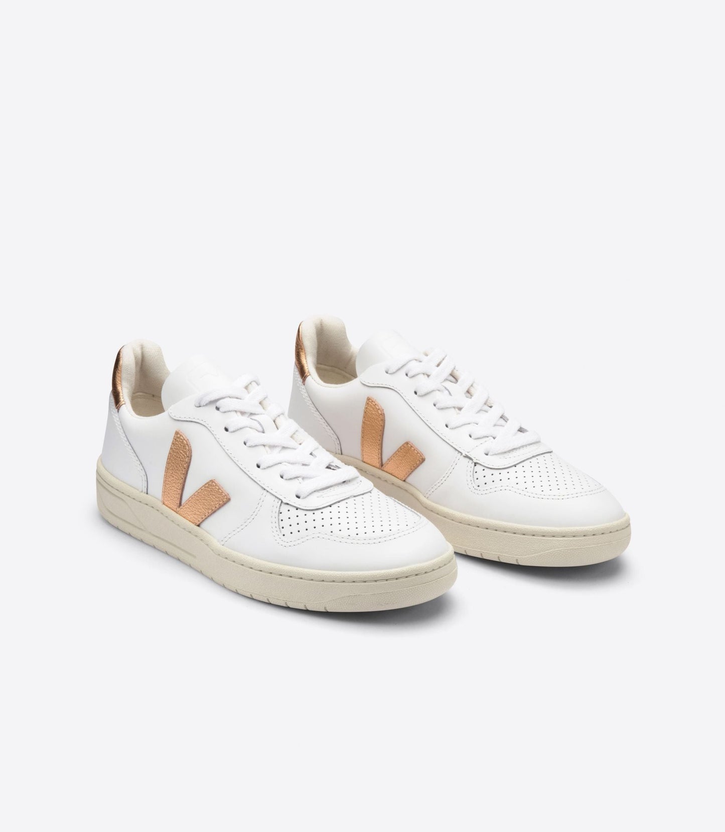 Baskets v-10 leather extra-white venus