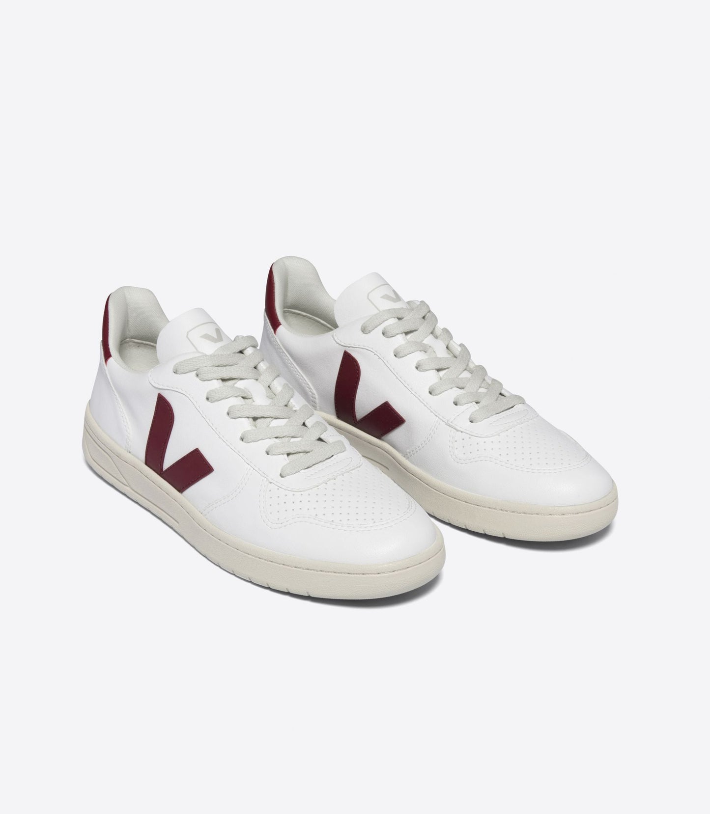 Baskets en c.w.l | rouge "v-10 cwl white marsala"