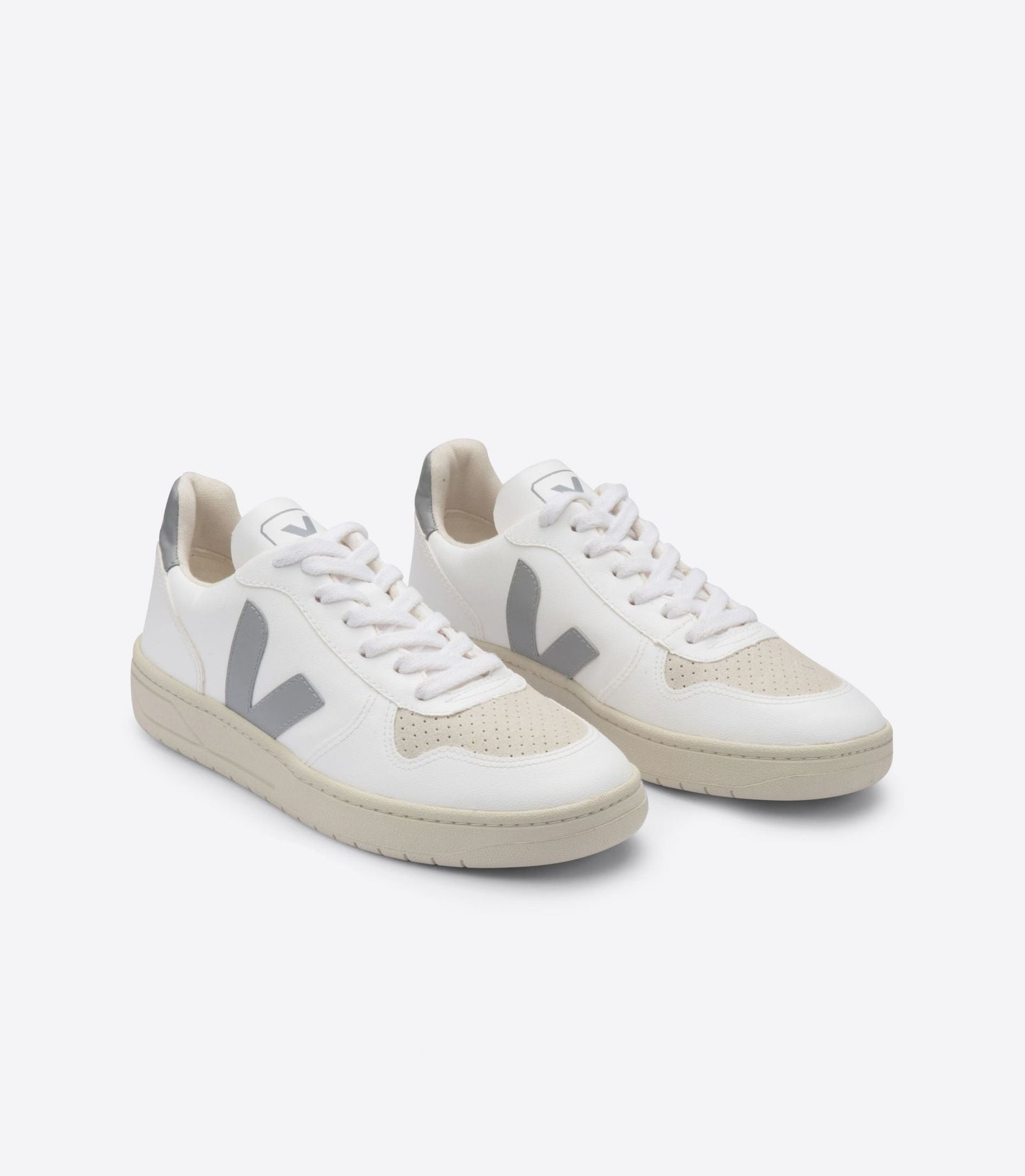 Baskets v-10 cwl white oxford-grey