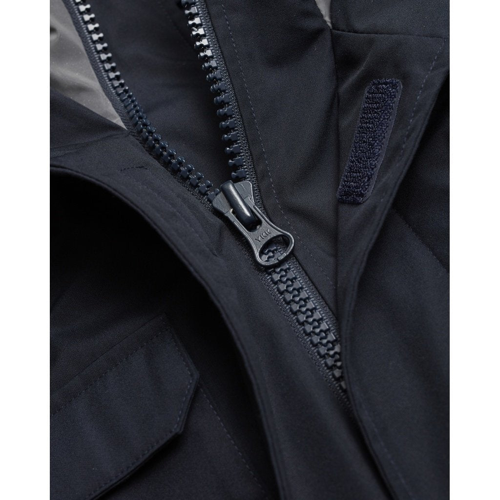 Parka marine en polyester recyclé