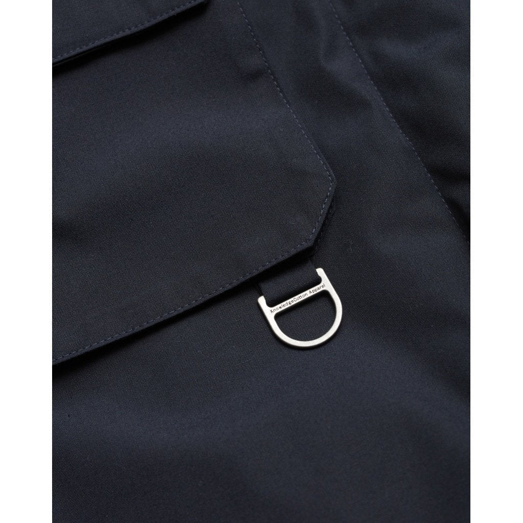 Parka marine en polyester recyclé