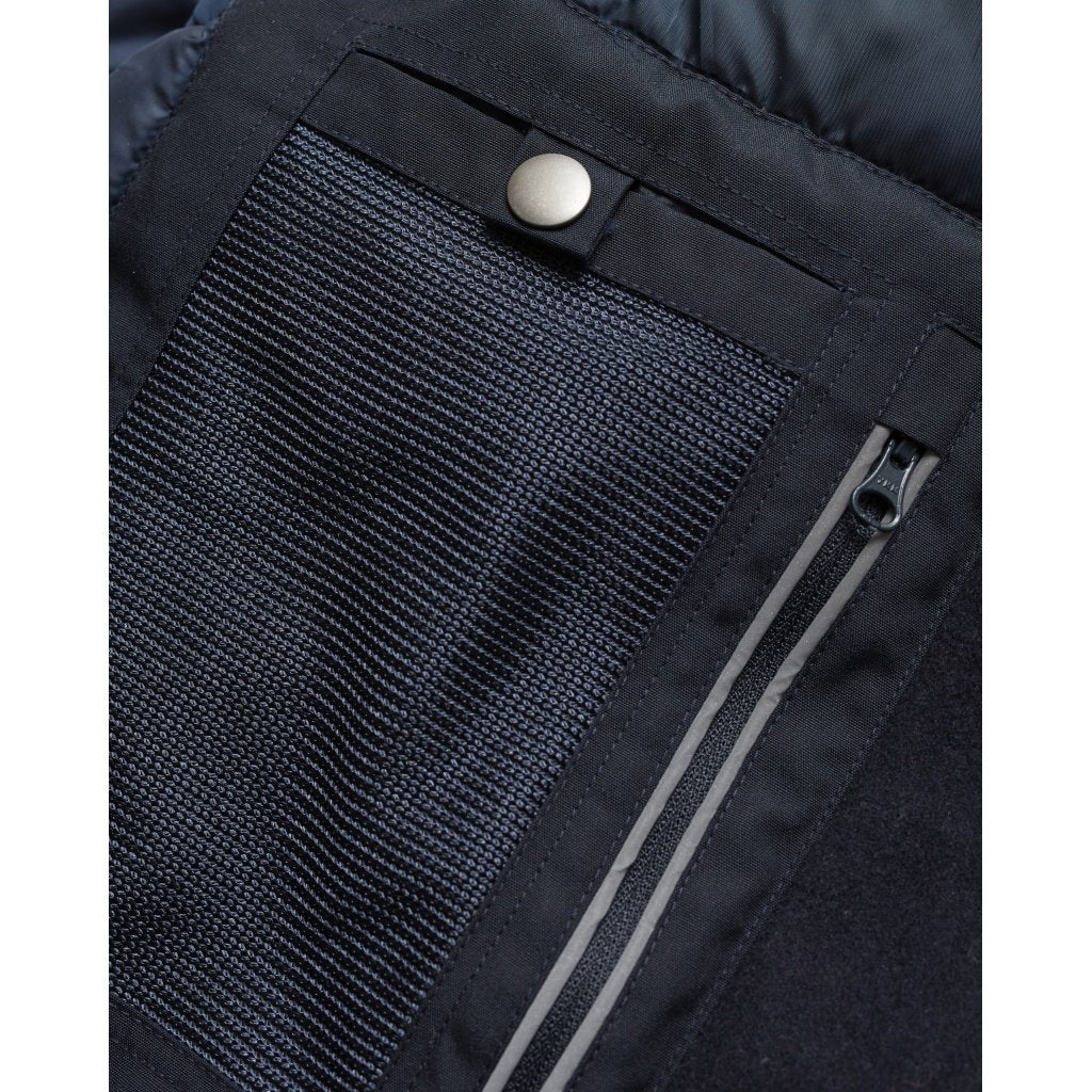 Parka marine en polyester recyclé