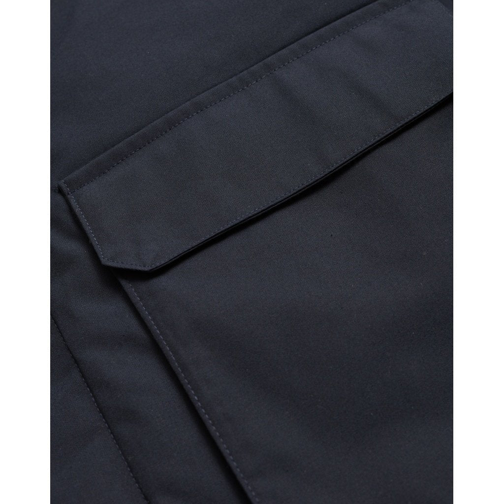 Parka marine en polyester recyclé