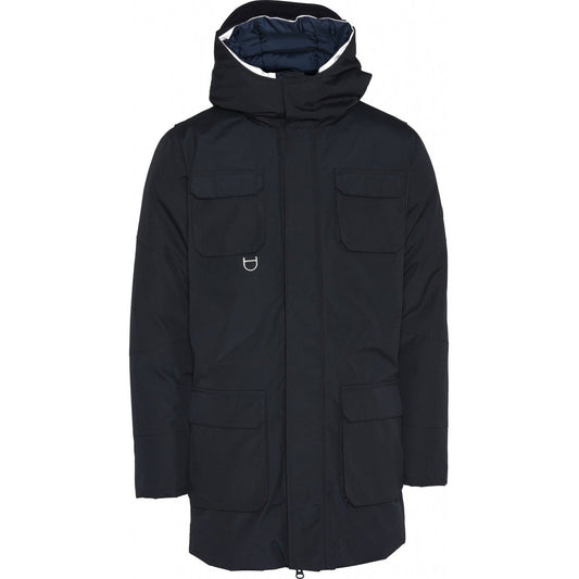 Parka marine en polyester recyclé
