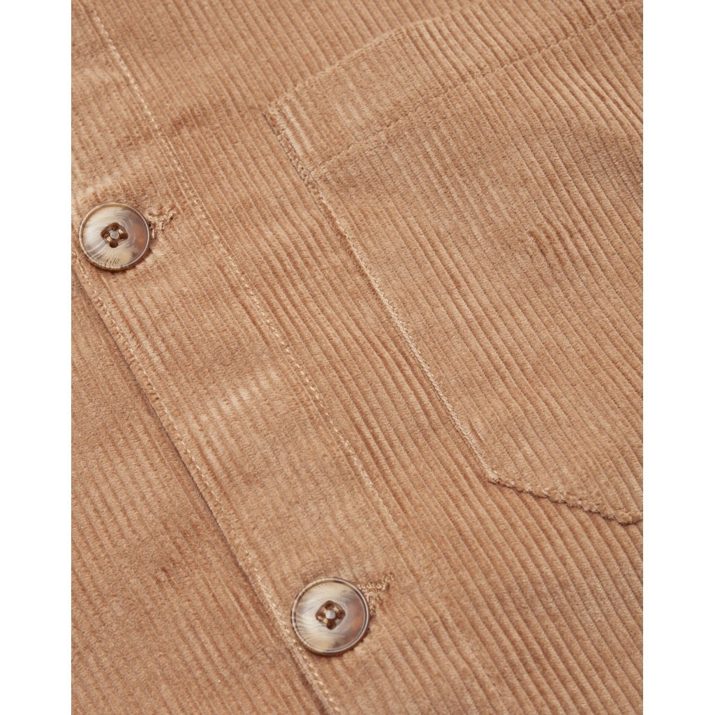 Veste velours beige en coton bio