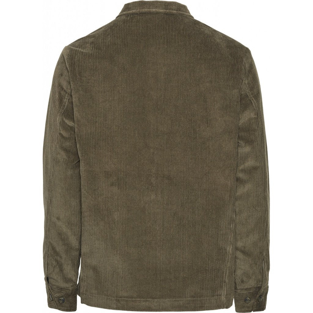 Veste velours vert forêt en coton bio