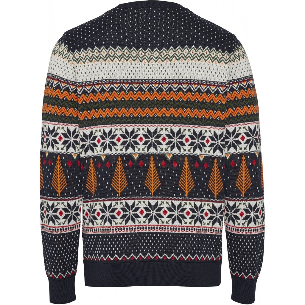 Pull à motifs en coton bio - xmas knit