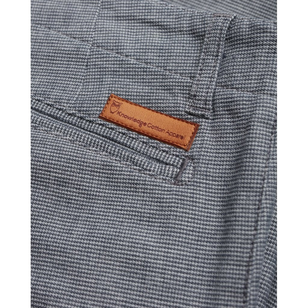 Chino en coton bio tissé teint - yarndyed