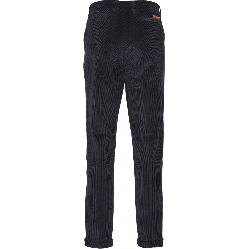 Chino velours marine en coton bio